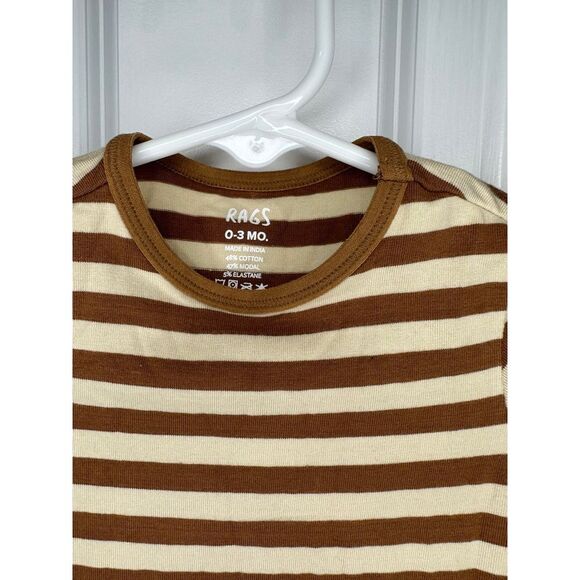 Rags to Raches Peekabooty Romper Size 0-3 Months NWOT - Picture 3 of 3